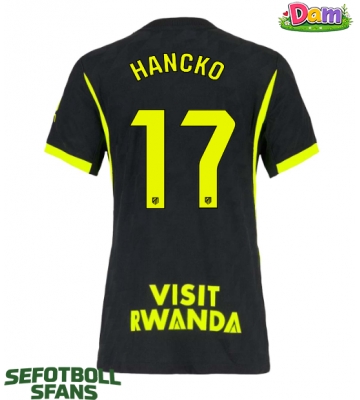 Atletico Madrid David Hancko #17 Bortatröja Kvinnor 2026-27 Kortärmad